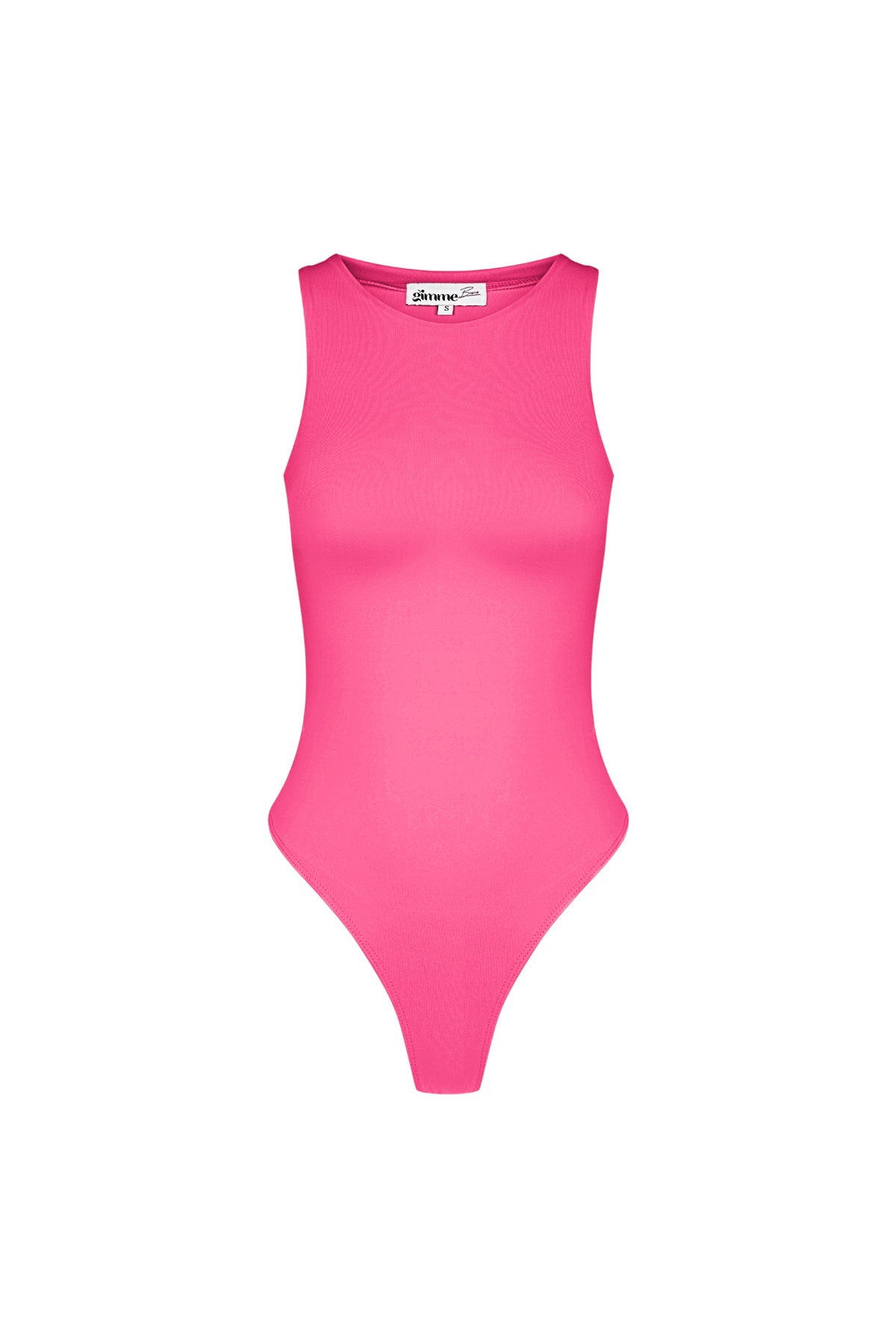 Polyester Vrouwen Mouwloze Body High Neck Form-Fitting