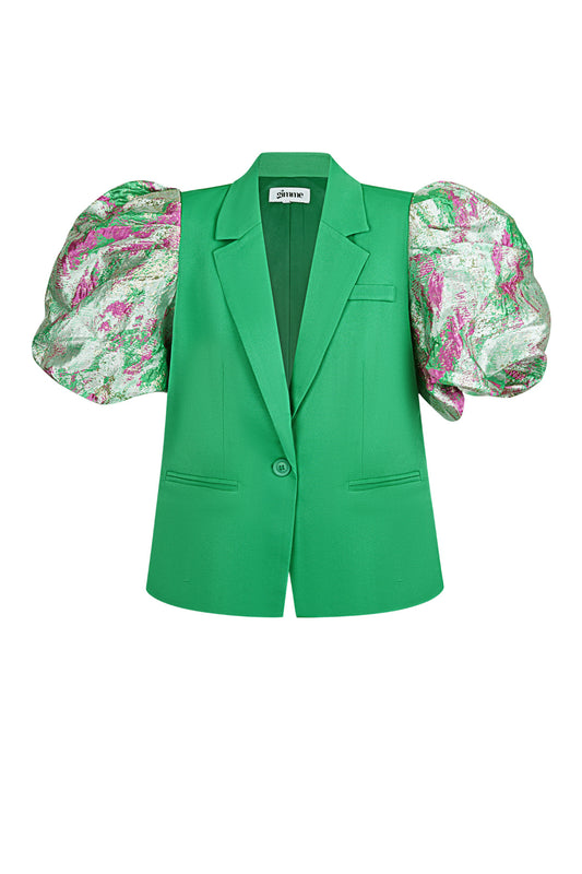 Geweven Polyestervezel Vrouwen Suit Set Elegant Kleurcontrast