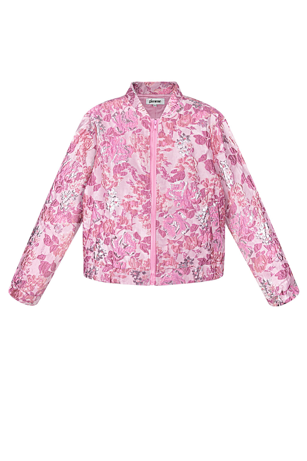 Polyester Vrouwen Korte Jas Bloemenprint Sportief