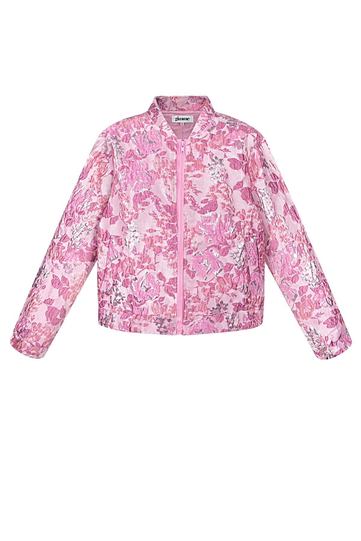 Polyester Vrouwen Korte Jas Bloemenprint Sportief
