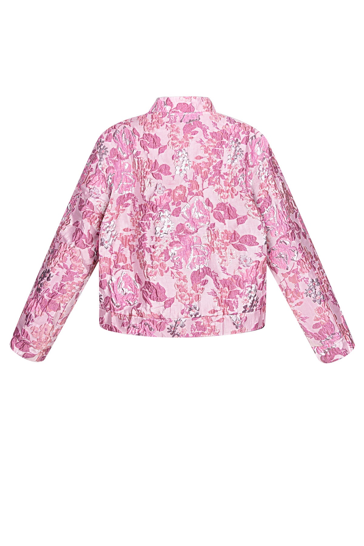 Polyester Vrouwen Korte Jas Bloemenprint Sportief