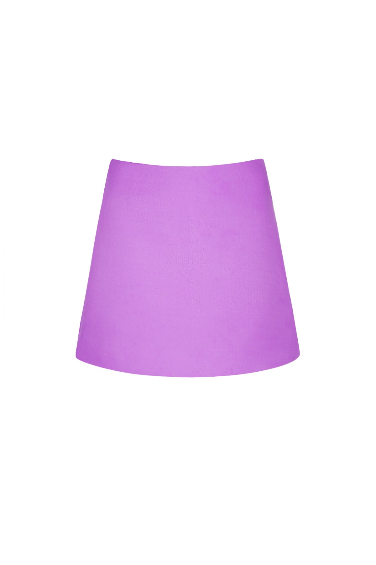 Polyester Vrouwen Minirok Solide Kleur Stretch Fit