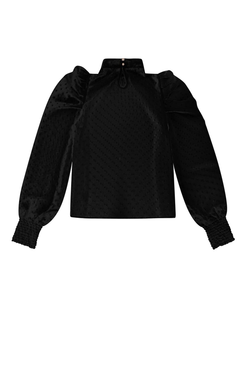 Blouse met bolletjes