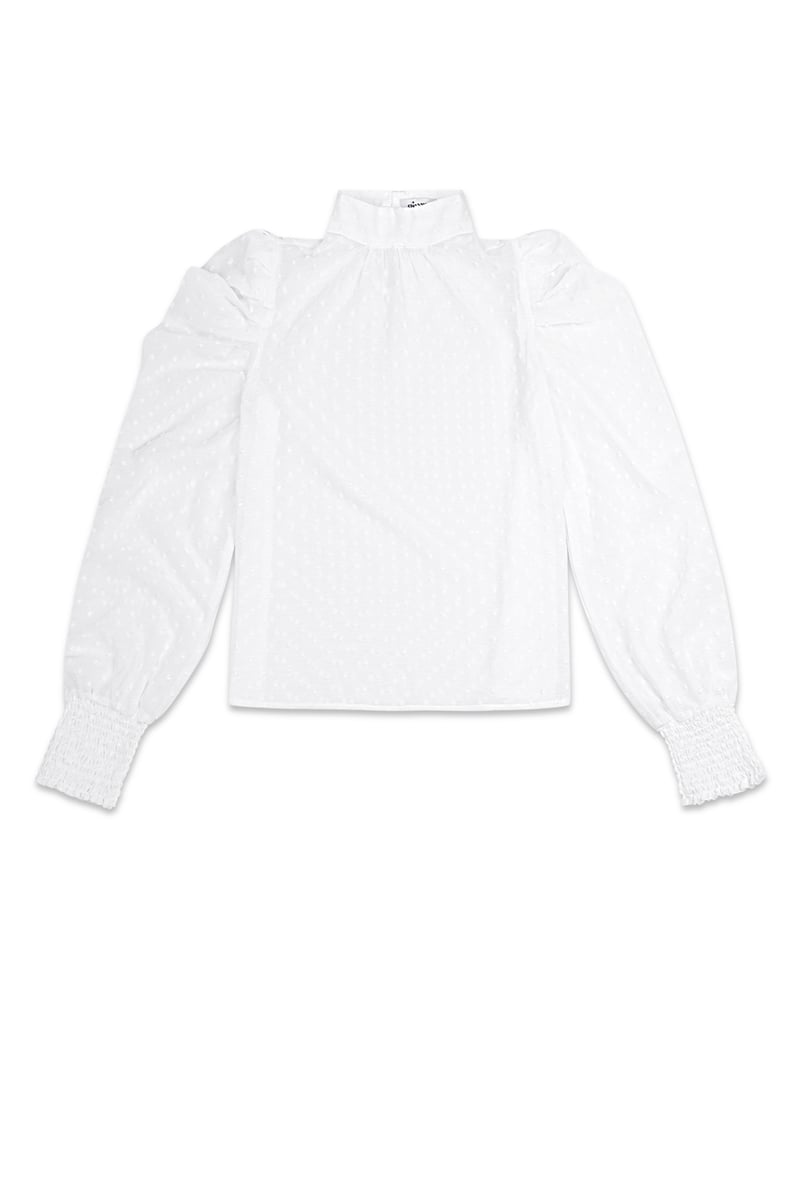 Blouse met bolletjes
