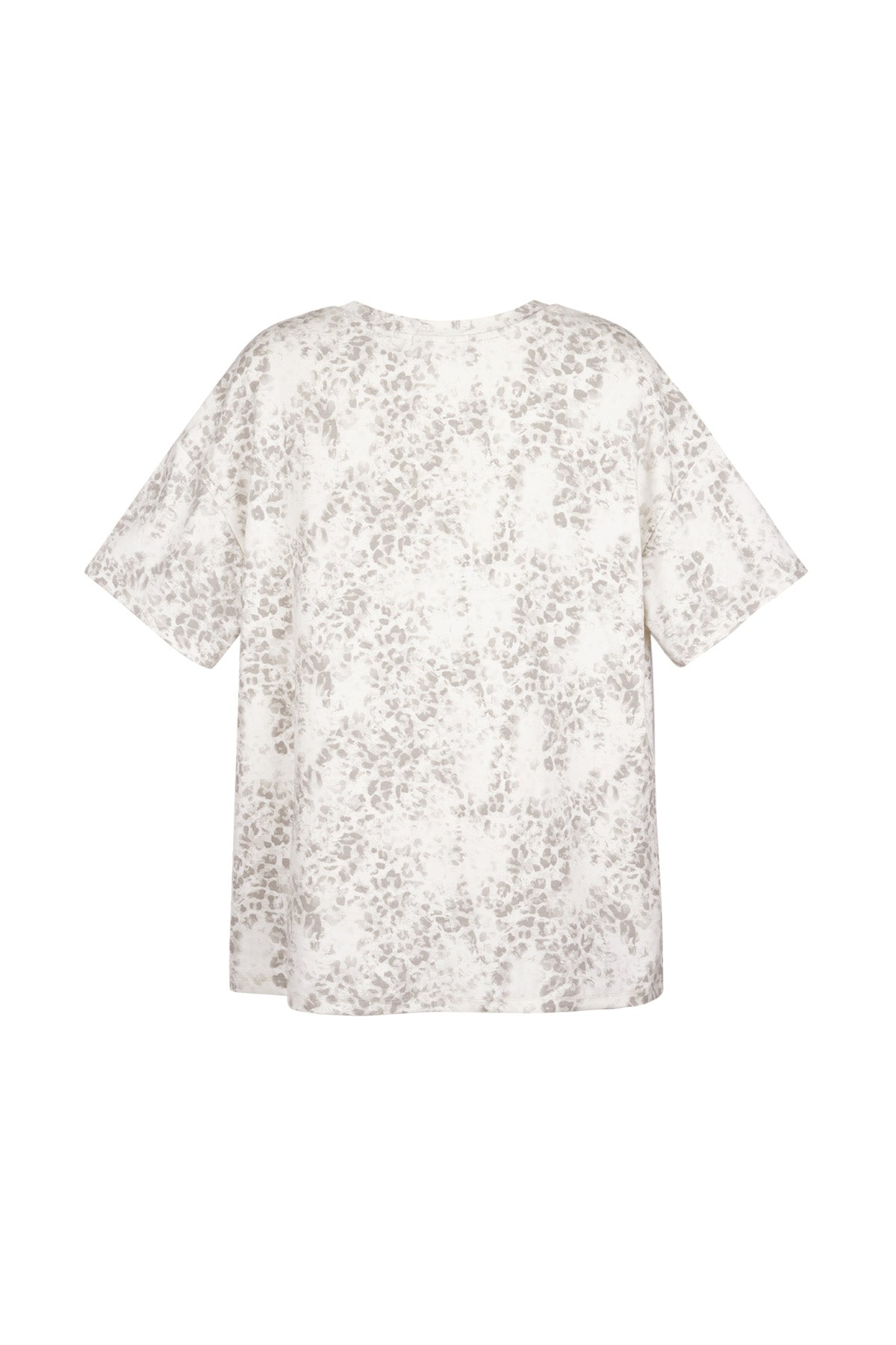 Cotton Vrouwen T-shirt Oversized Luipaardprint