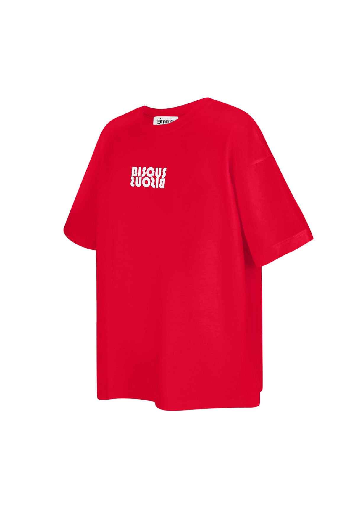Katoen Vrouwen T-shirt Oversized Logo Print