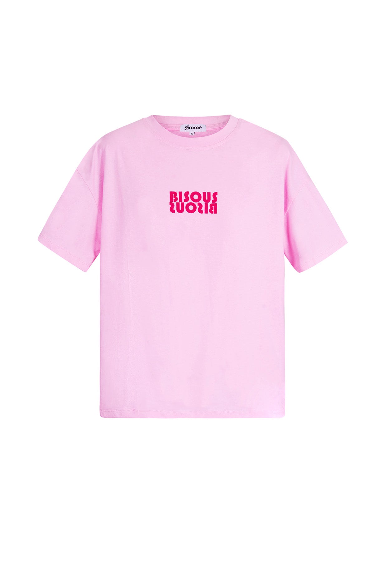 Katoen Vrouwen T-shirt Oversized Logo Print