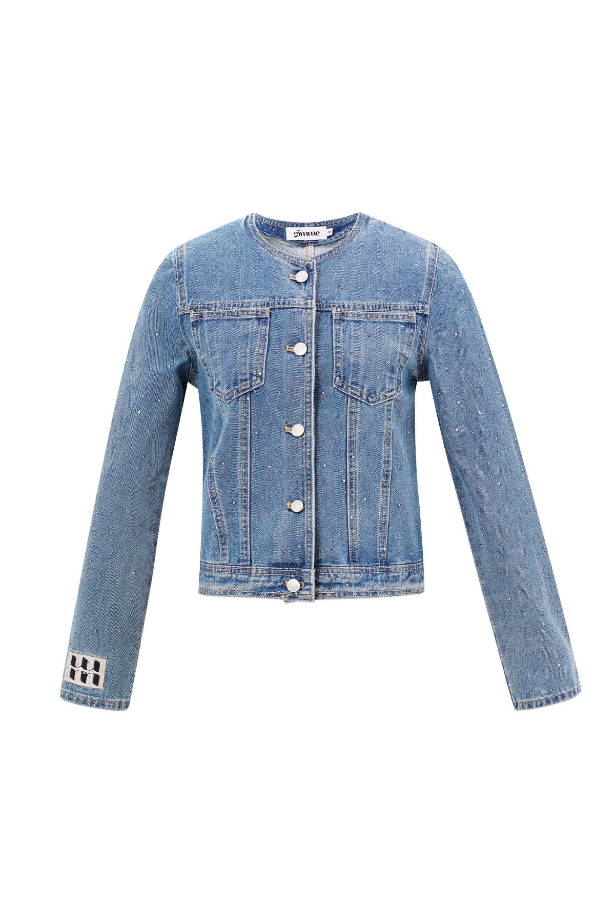 Denim Vrouwen Korte Jas Classic Fit