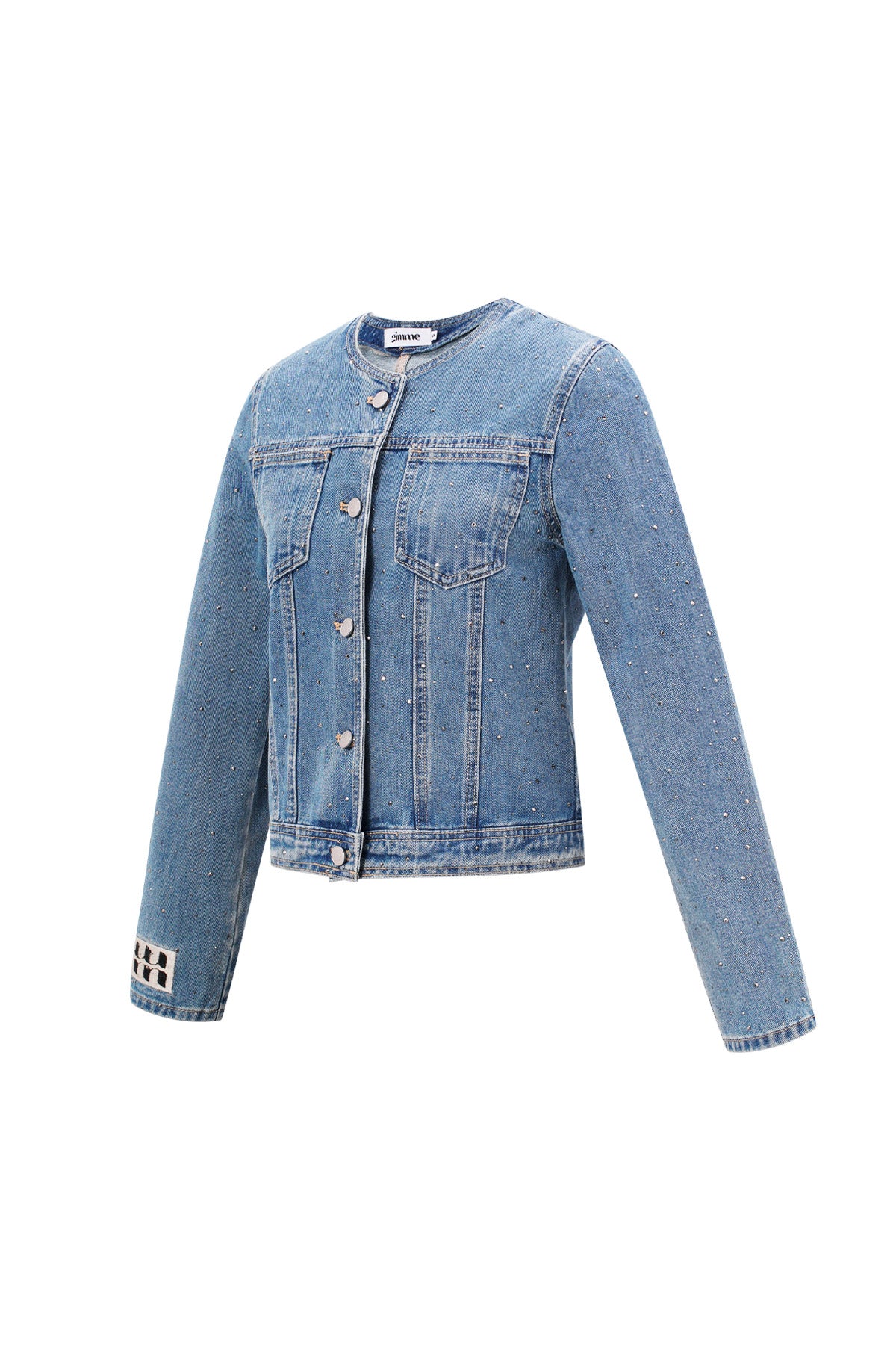 Denim Vrouwen Korte Jas Classic Fit