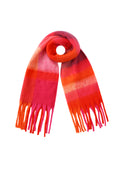 Stylish Women's Winter Scarf in Plaid & Solid Colors