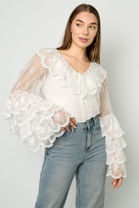 De charmante blouse