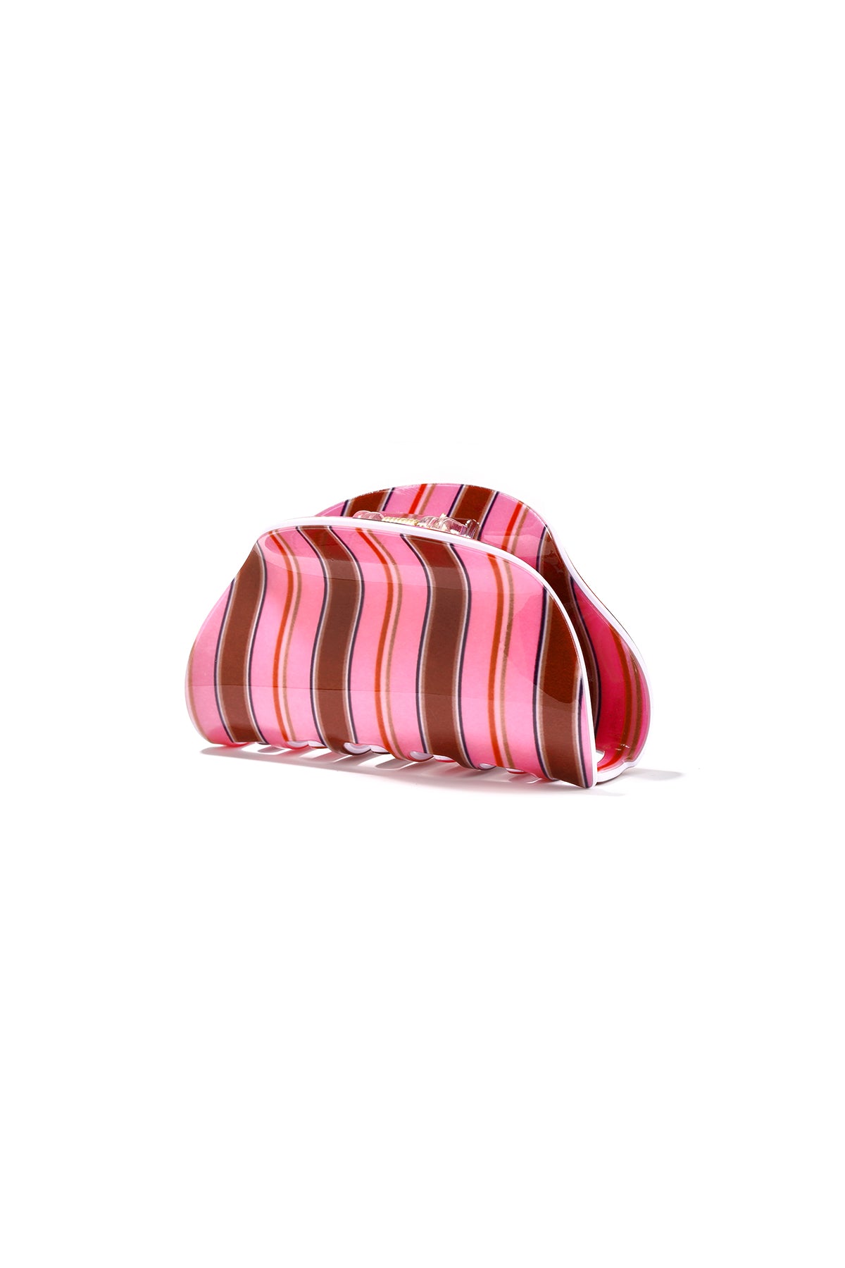 Haarclips met strepen, dagelijkse PVC-accessoires
