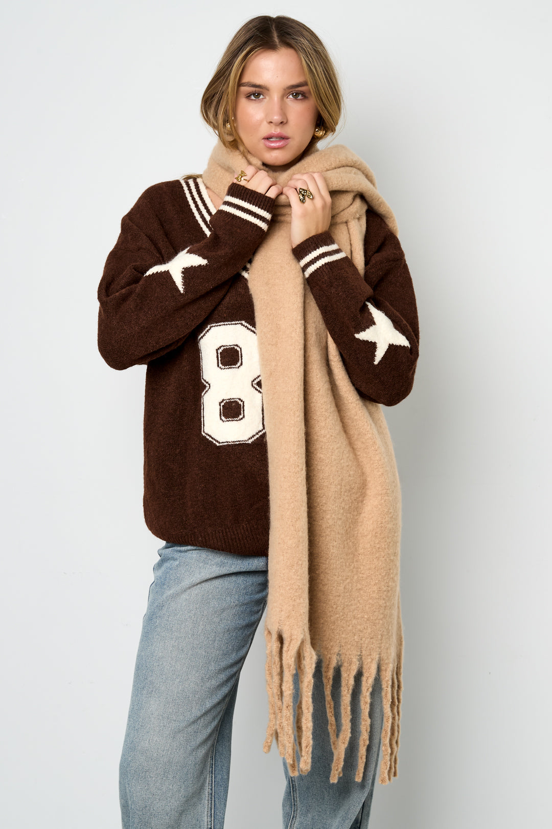 Zachte Winter Sjaal – Effen Kleuren | Dames