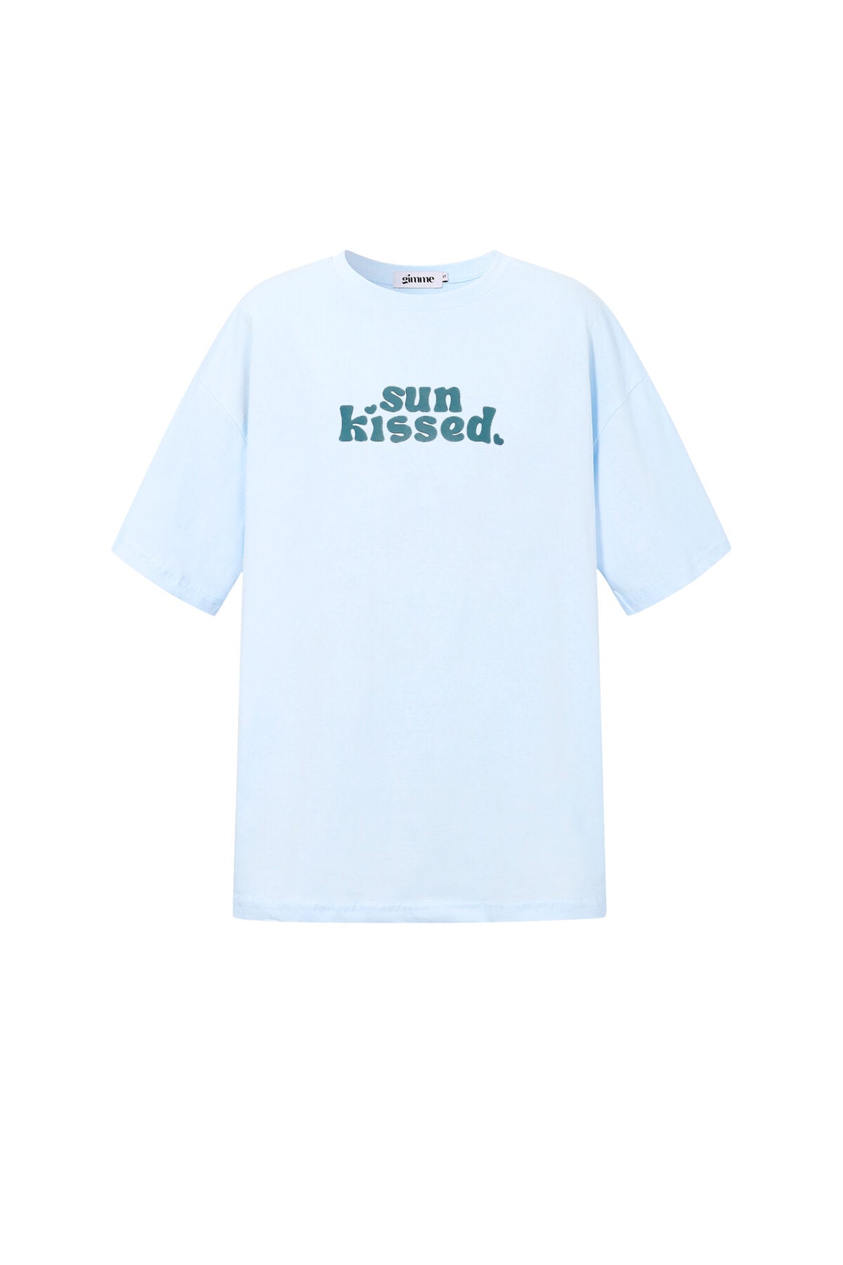 All Fit Knitted Cotton T-Shirts with Letters - Comfort & Style