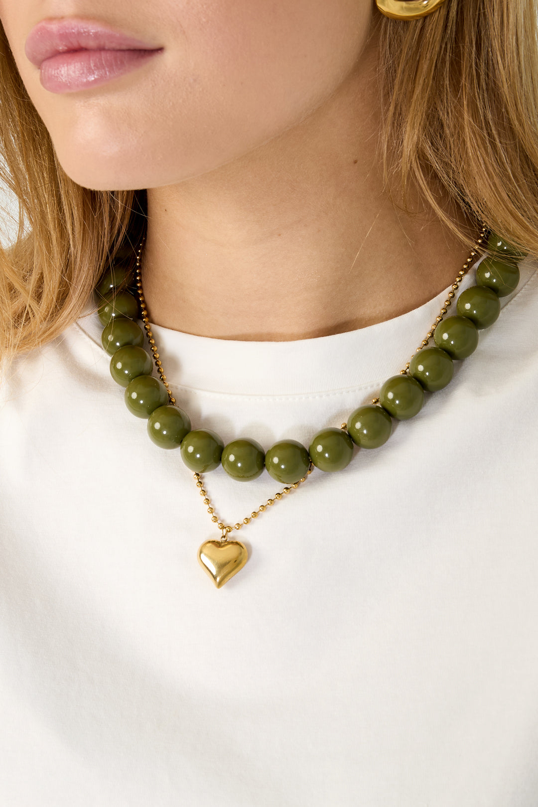 Grote gekleurde ketting-15mm