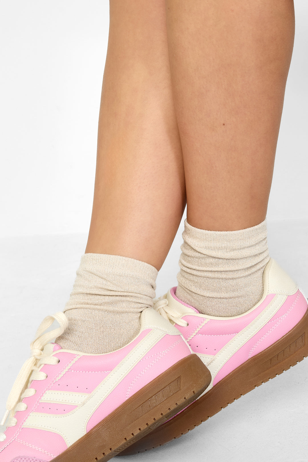 Katoenen sokken tot halverwege de kuit, effen kleur, casual, kleding met alle pasvormen