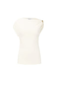 Off-shoulder top goud