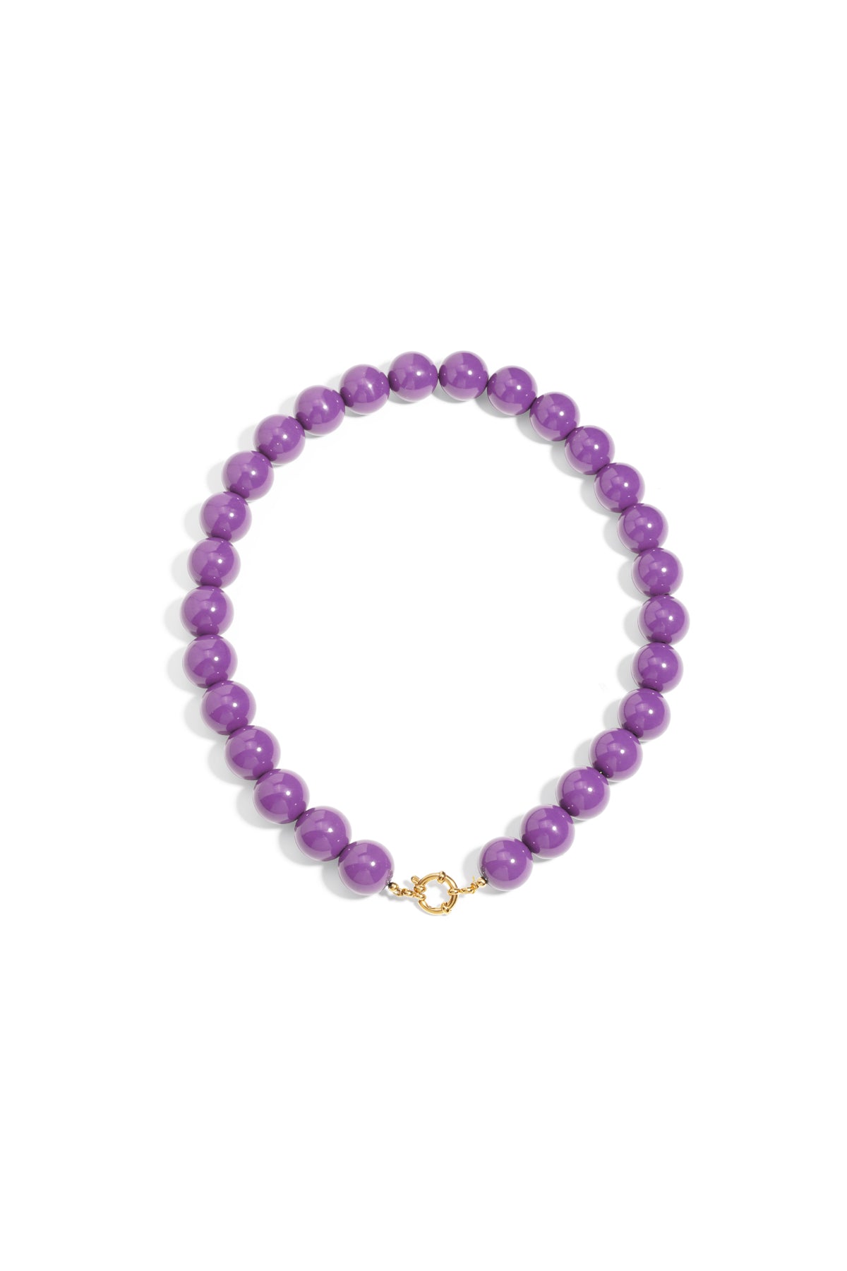 Hars kralen kettingen kralen casual dagelijks eenvoudig serie dames sieraden-15mm