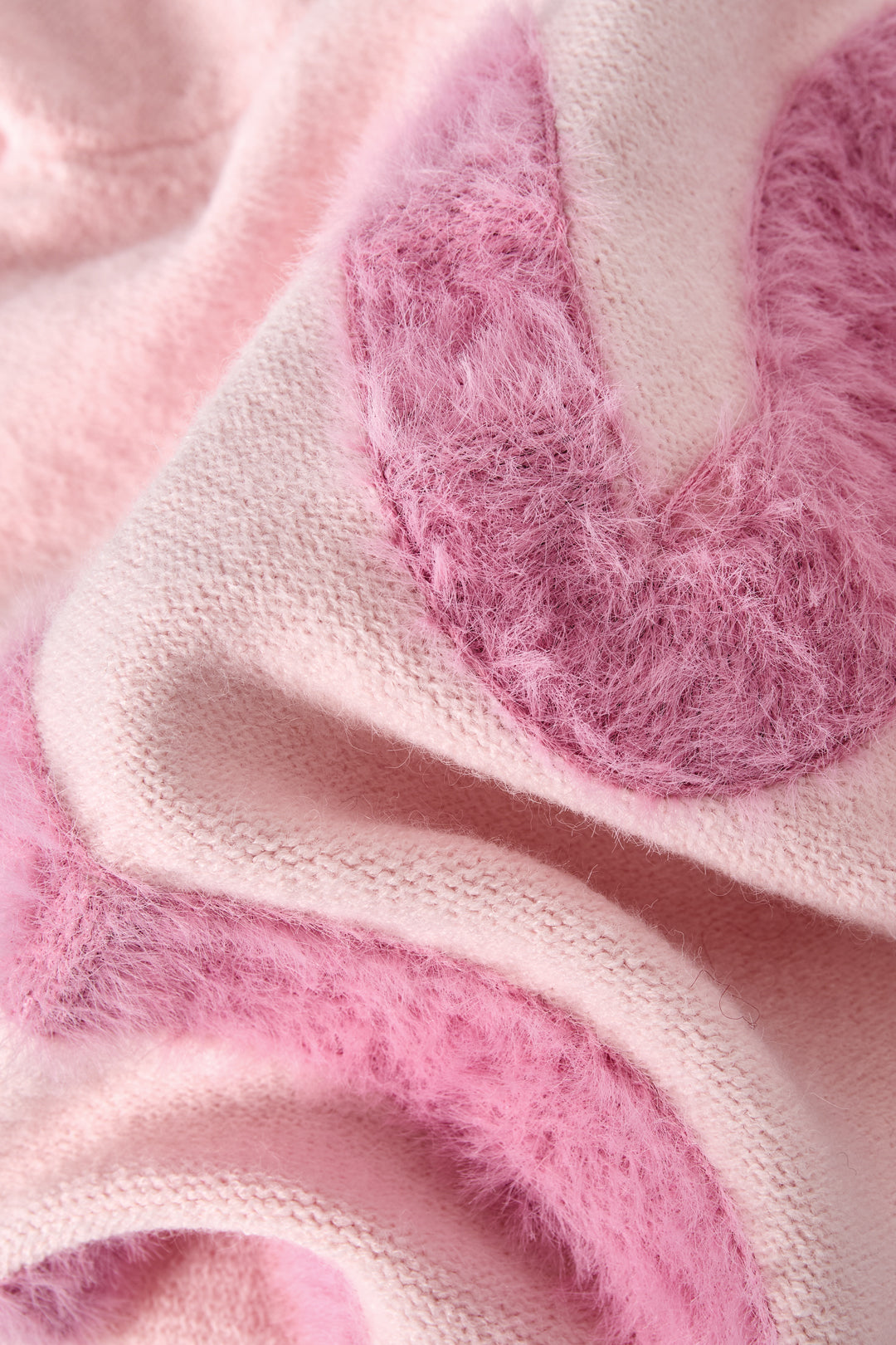 Gebreide Polyestervezel Vrouwen Soft Swirl Trui Casual Kleurcontrast