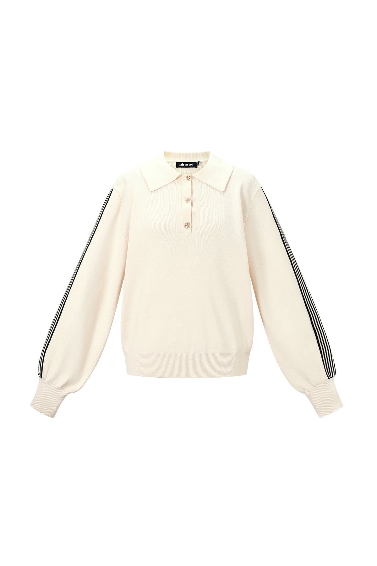 Gebreide trui Kleurenclash Sportieve herfst/winterkleding