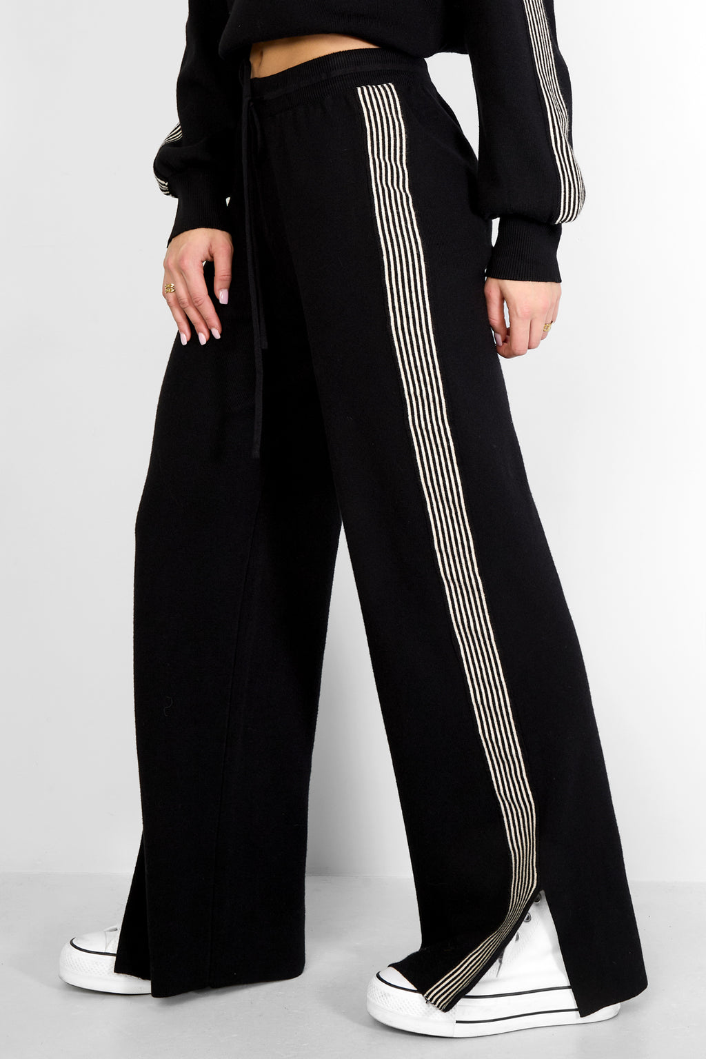 Rechte broek Kleurenclash Sportieve herfst/winterkleding