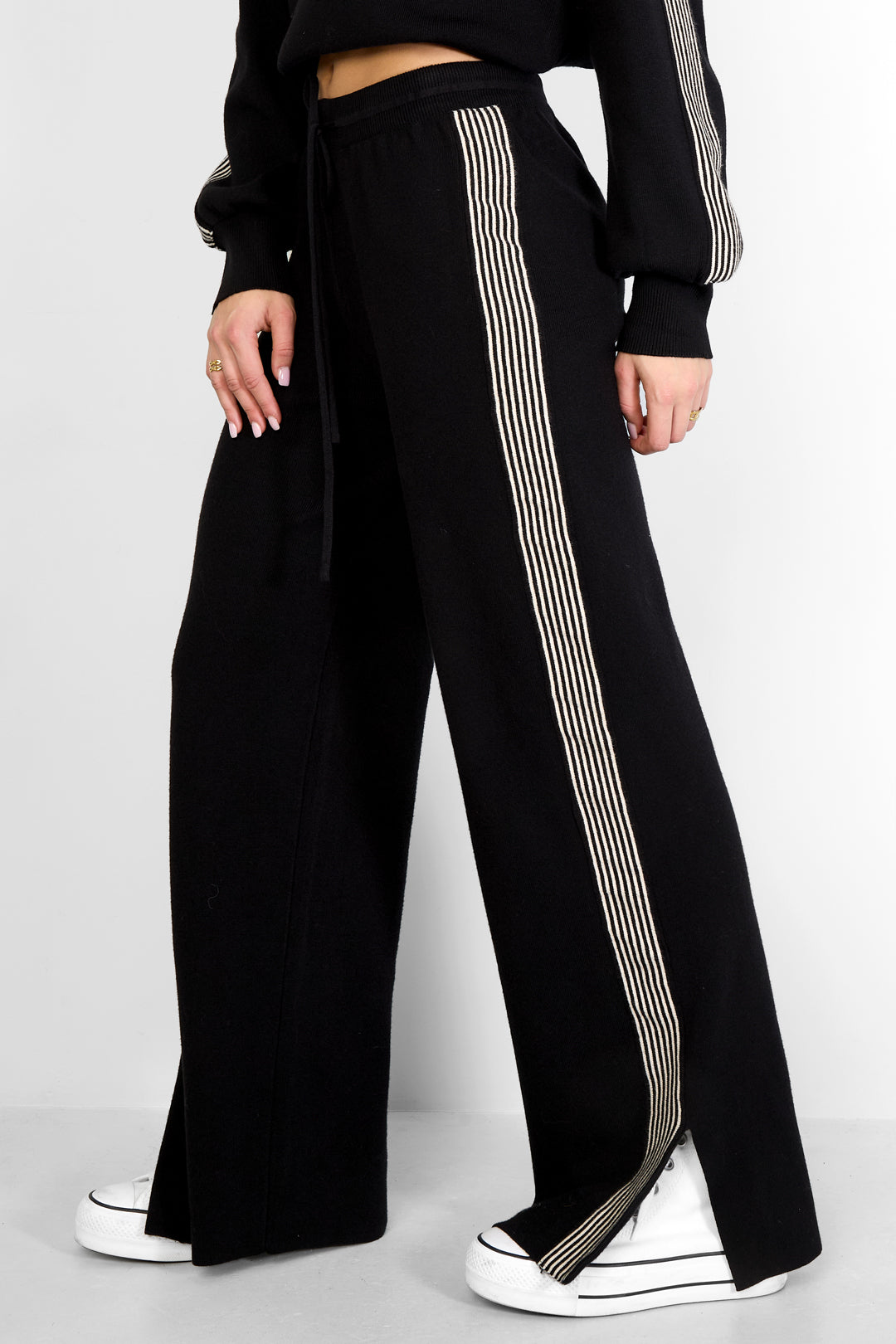 Rechte broek Kleurenclash Sportieve herfst/winterkleding