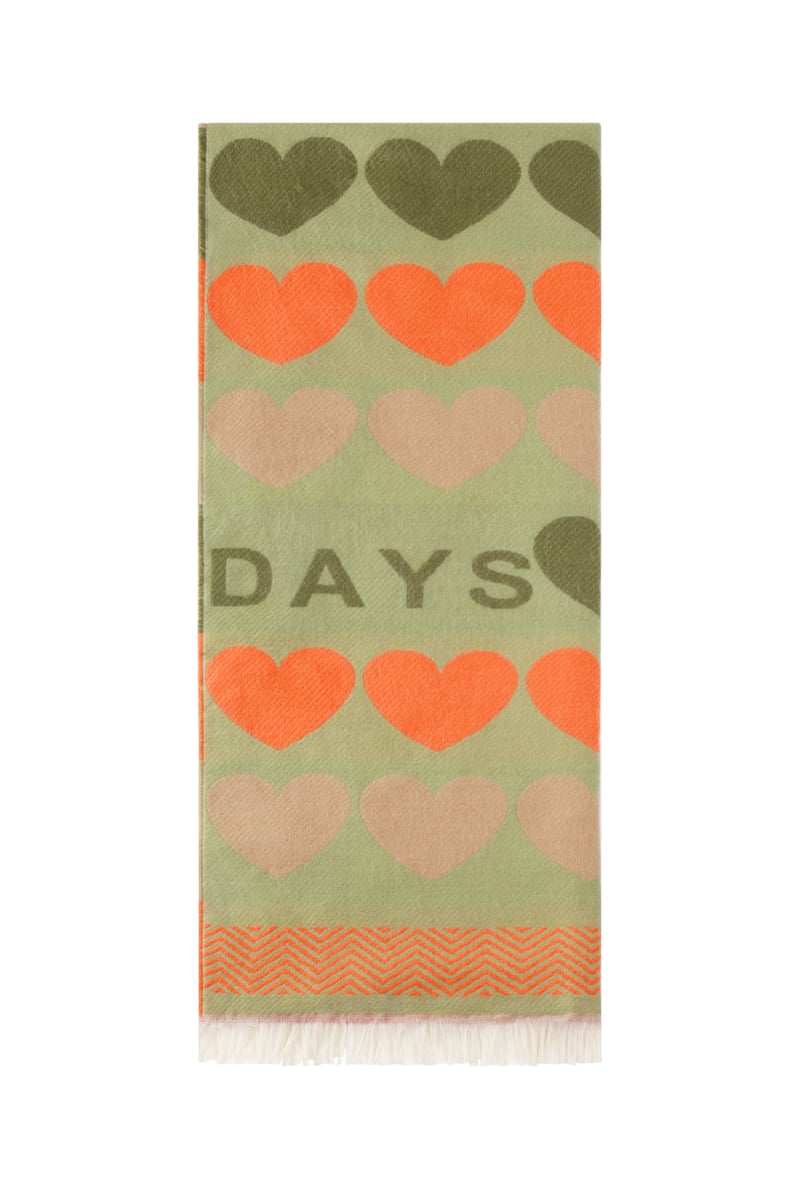 Sjaal met hartjes