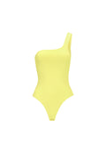 Gebreide Nylon Bodywear Bodysuit Eén-Schouder Lente/Zomer Solide Kleur