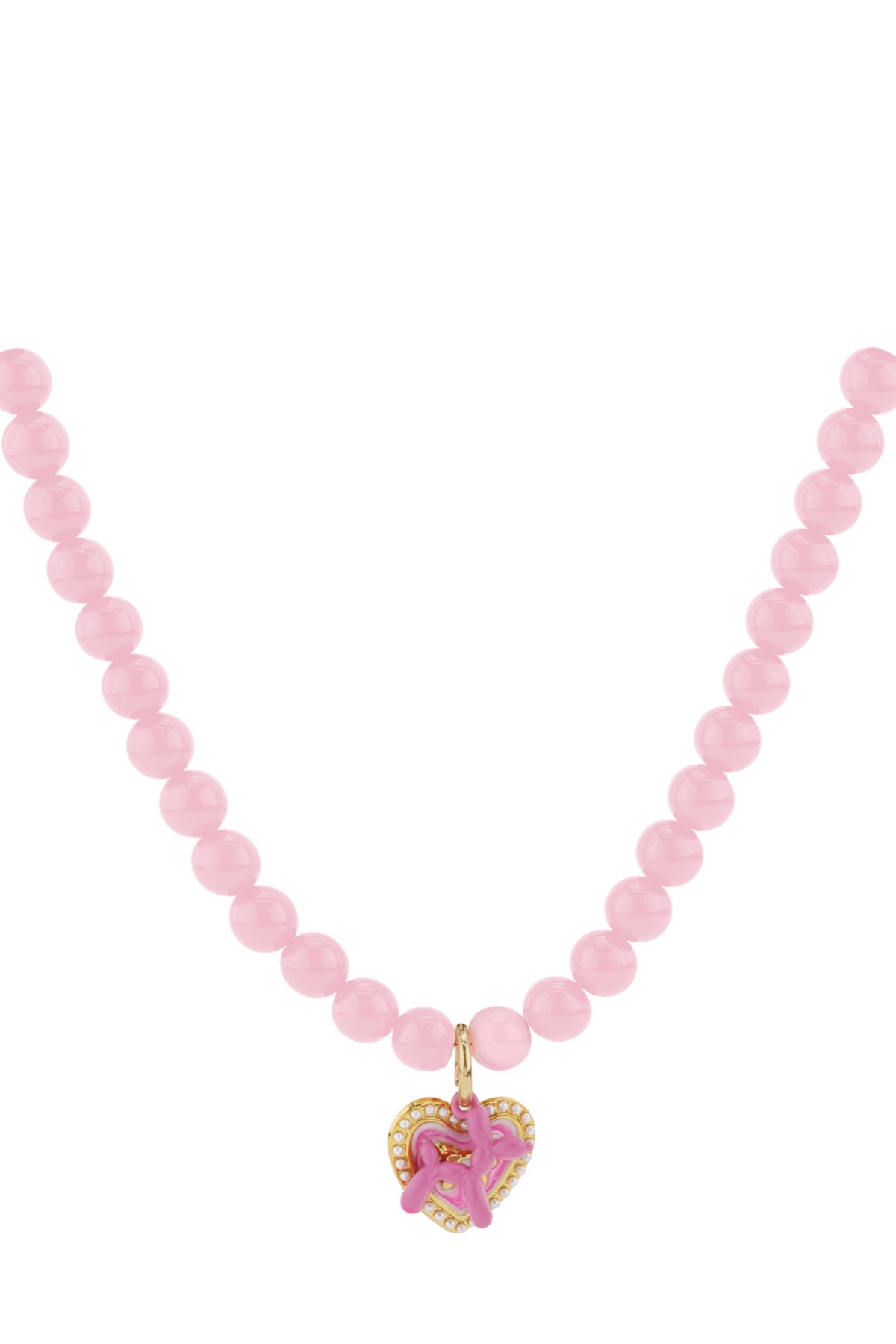 Ketting met medium kralen-10mm