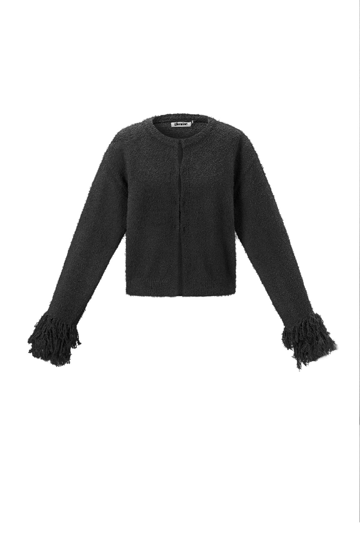 Gebreide Polyestervezel Vrouwen Cardigan Casual Solide Kleur Herfst/Winter