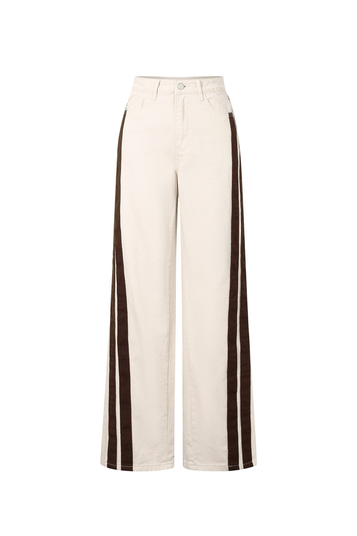 Statement stripe jeans