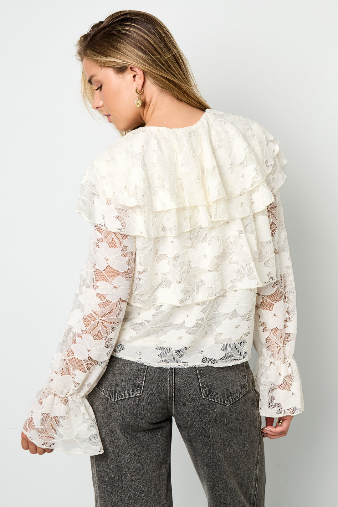 Gelaagde blouse met kant