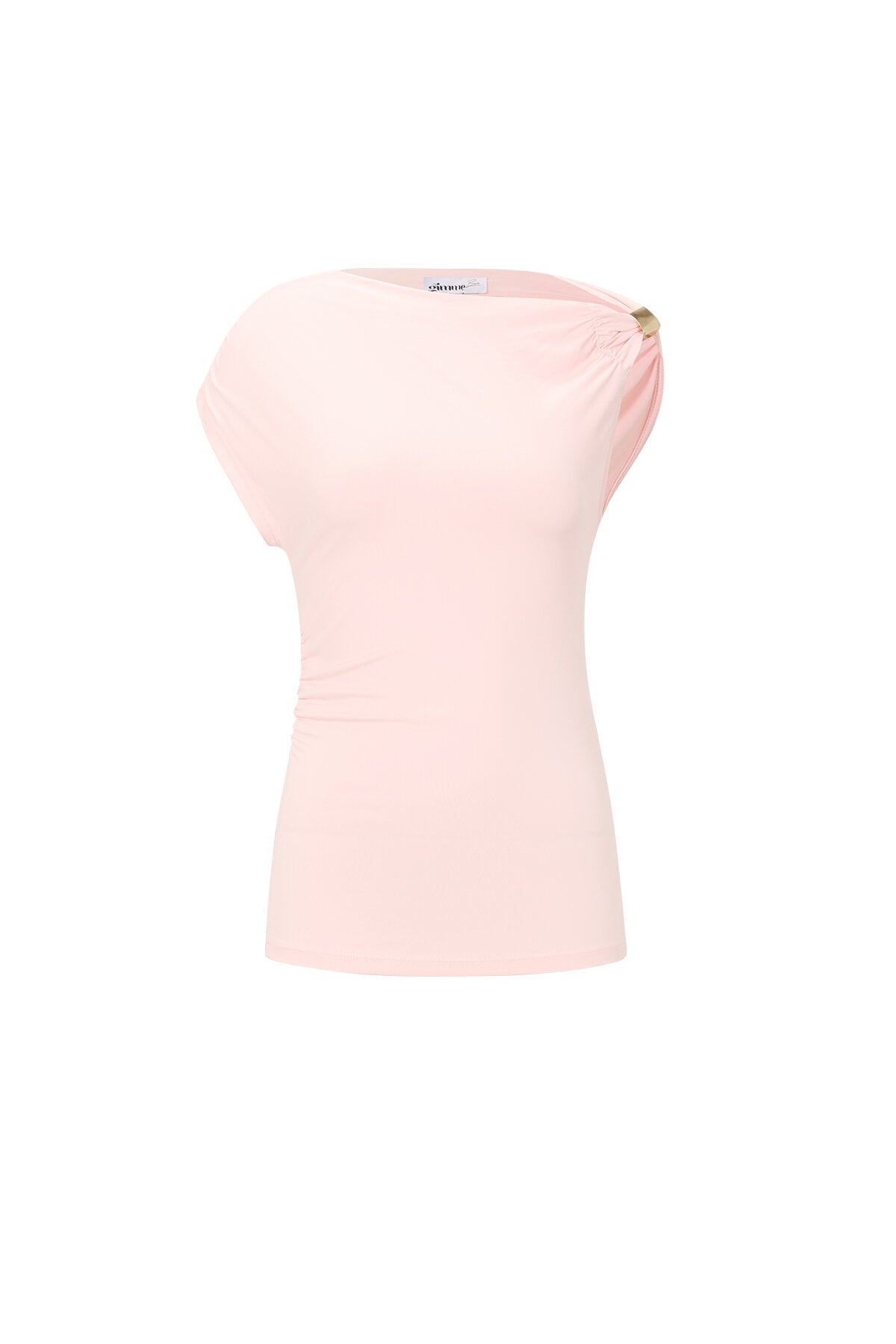 Off-shoulder top goud