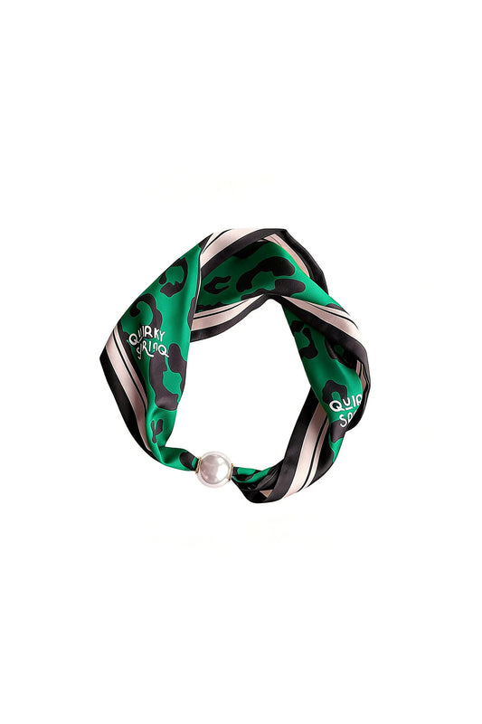 Stylish Green Summer Scarf for Women - Casual & Comfortable