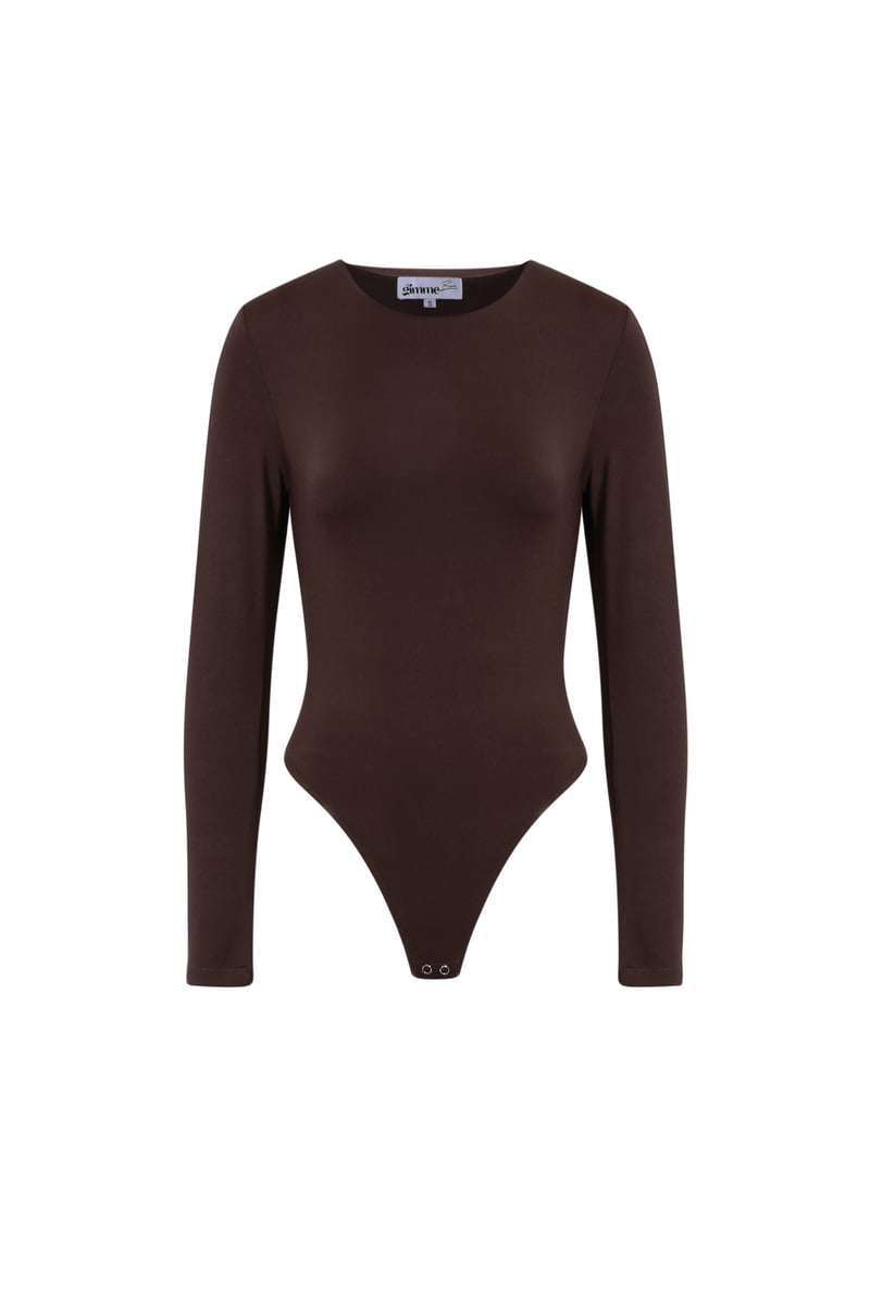 Nylon Shapewear Bodysuit Effen kleur Basic All Fit Kleding