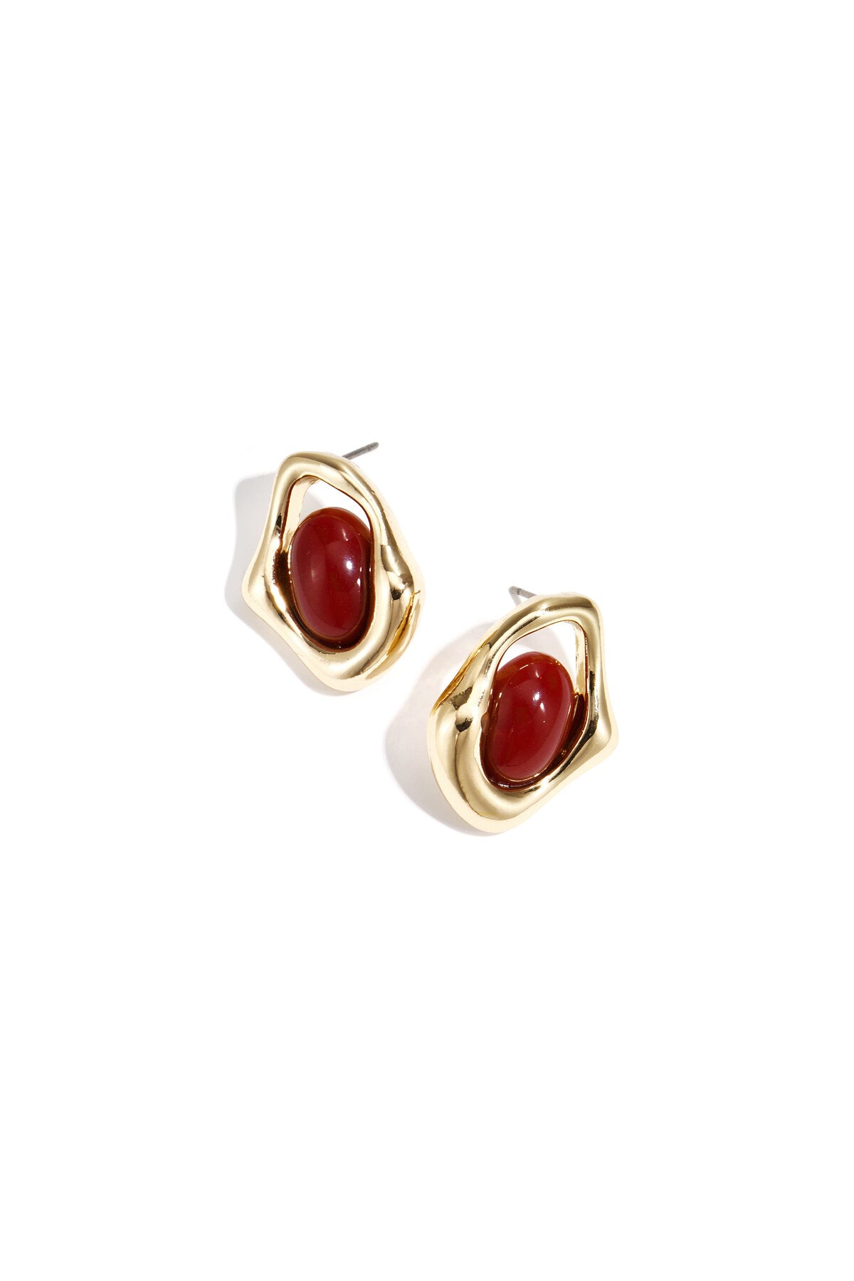 Oorbellen van legering met onregelmatige vorm, retro, alledaagse, eenvoudige serie, damessieraden
