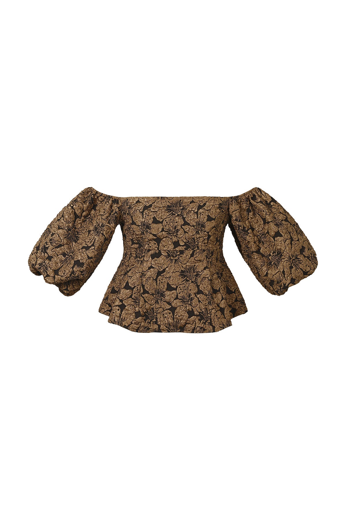 pof mouw top met textuur