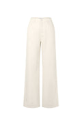 Gimme Off-White & Light Blue Straight Denim Pants