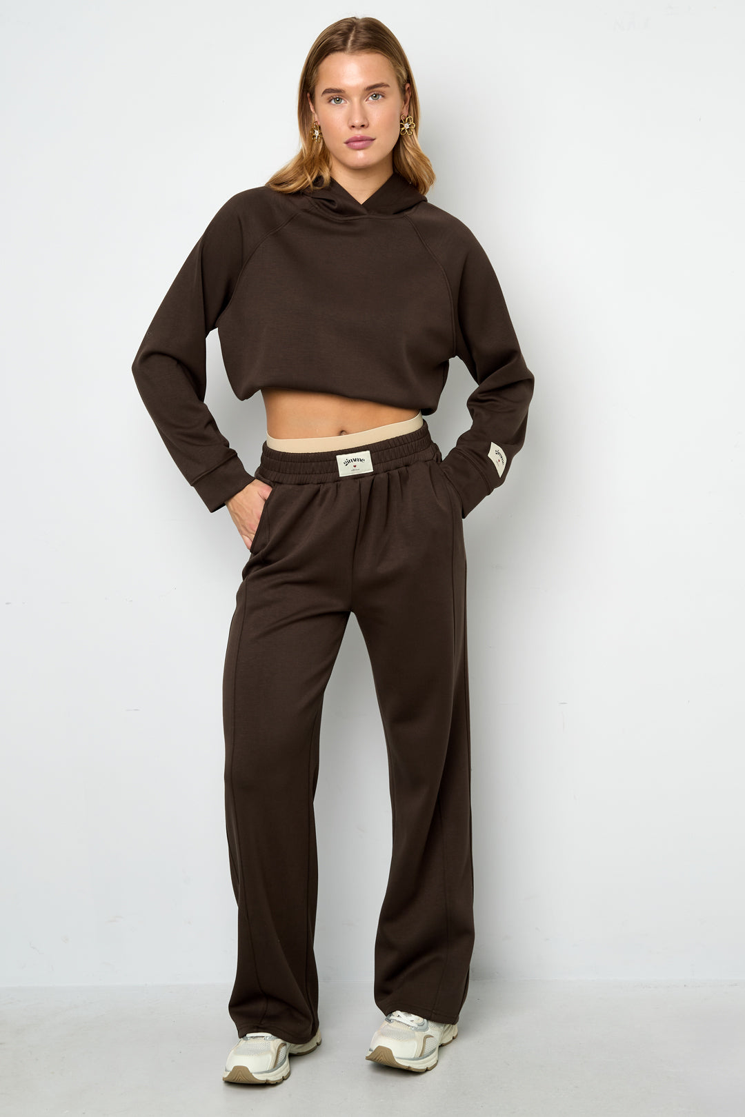 Polyestervezel (polyester) Rechte broek Effen kleur Sportief All Fit Kleding