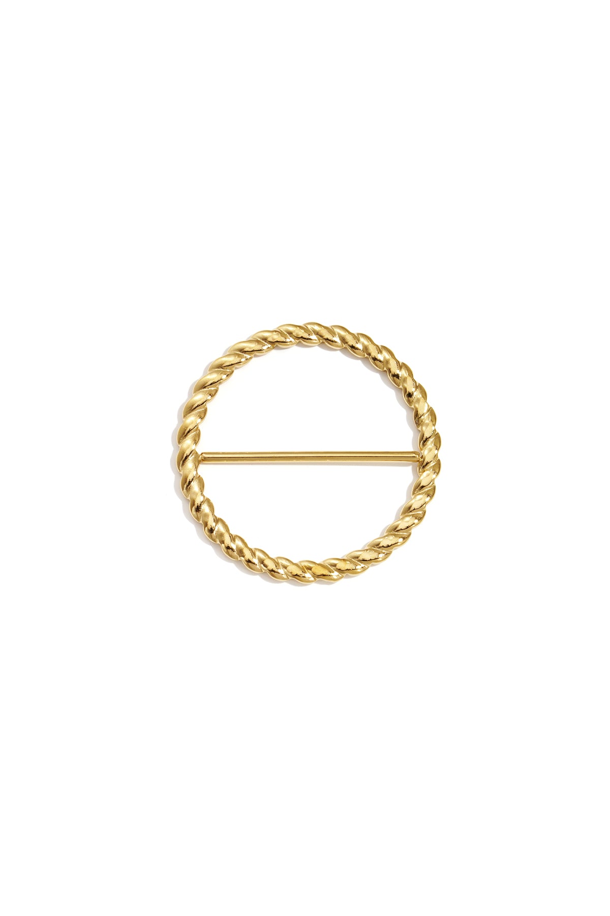 Sjaalklem met gedraaid detail